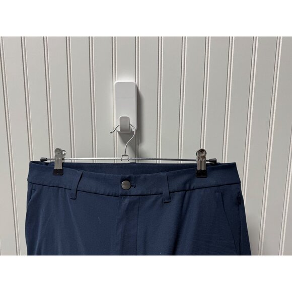 Lululemon Navy Blue ABC Classic 5 Pocket Trouser Pant LM5AQYS Men Size 33 - Picture 4 of 6